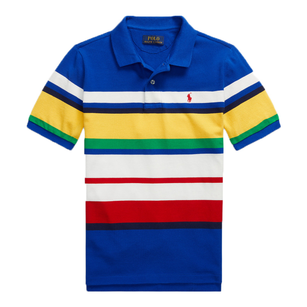 Big Boy's 'Striped' Polo Shirt