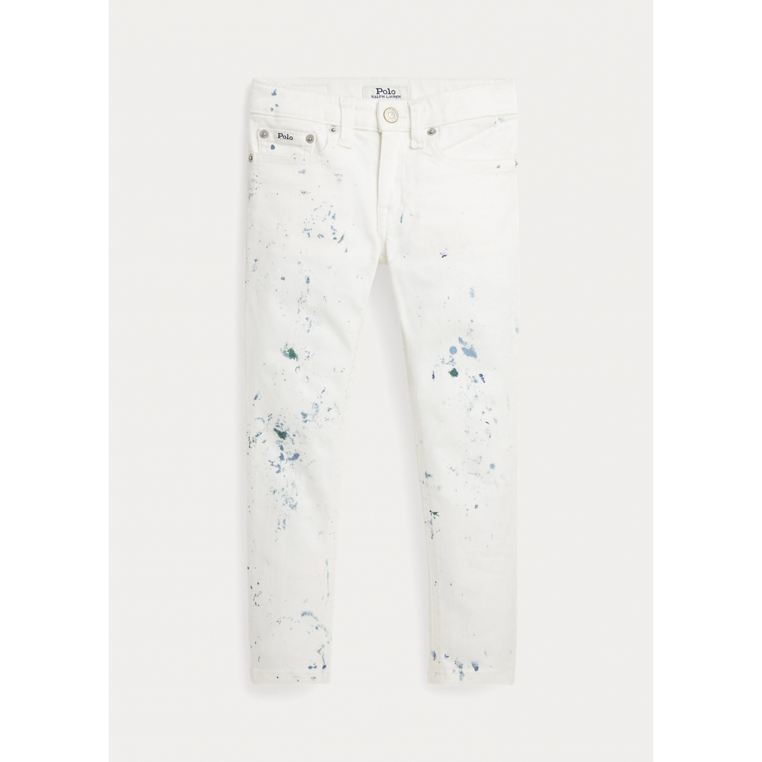 'Paint-Splatter Tompkins' Skinny Jeans für Kleine Mädchen