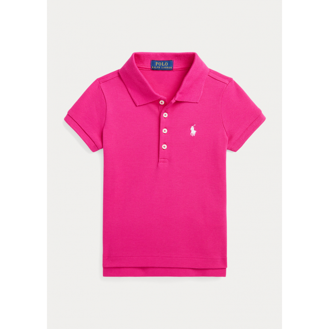 Little Girl's 'Stretch' Polo Shirt