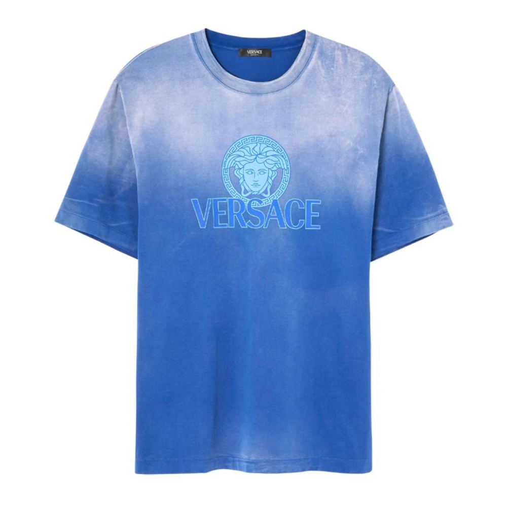 Men's 'Medusa-Logo Gradient' T-Shirt