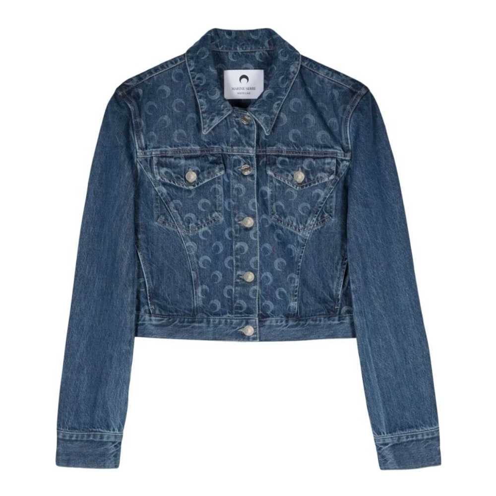 Women's 'Deadstock Moonogram-Pattern' Denim Jacket