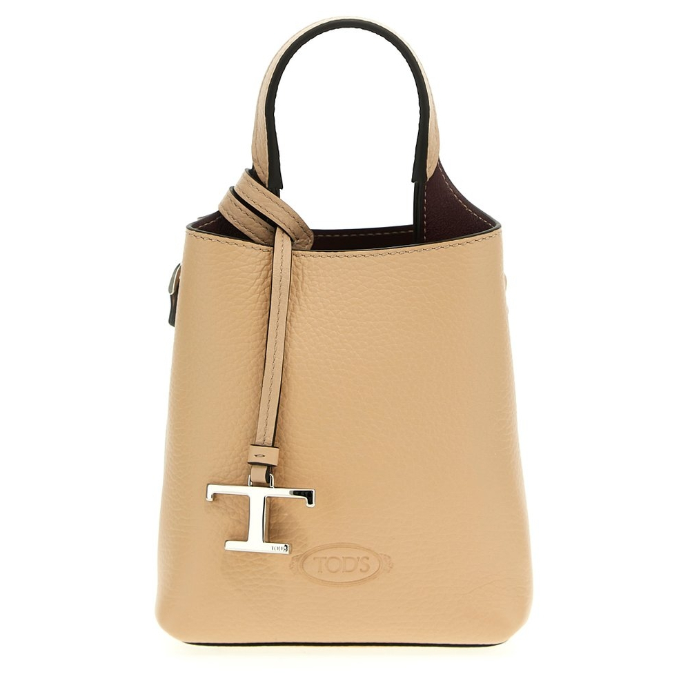 Women's 'T-Timeless Pendant Detailed Micro' Tote Bag