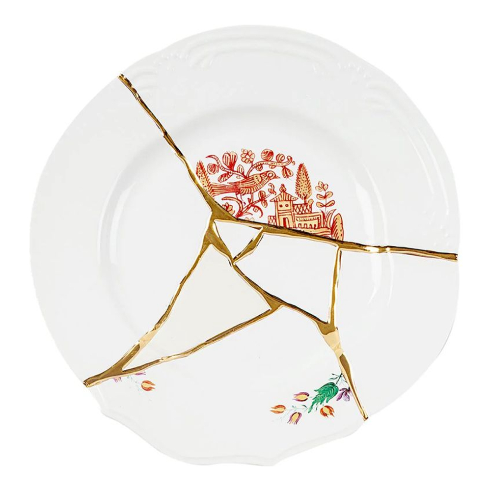 Assiette à dîner 'Kintsugi No. 1' - 27.5 cm