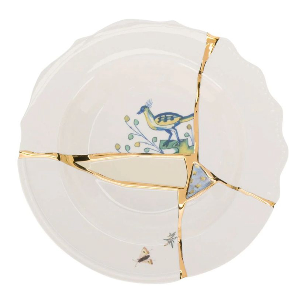 Assiette à dessert 'Kintsugi' - 24 cm