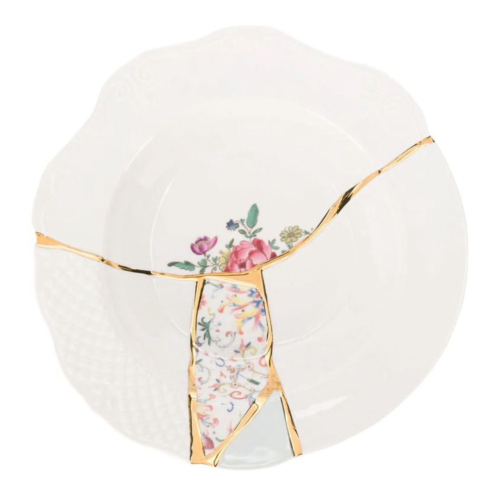 Assiette à dessert 'Kintsugi' - 24 cm