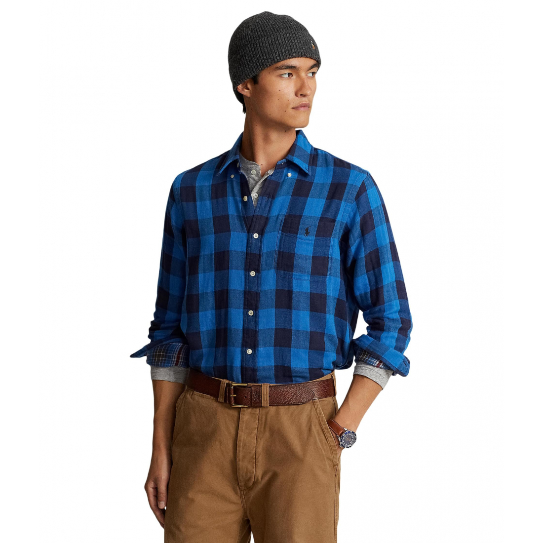 Chemise 'Classic Fit Checked Double-Faced' pour Hommes
