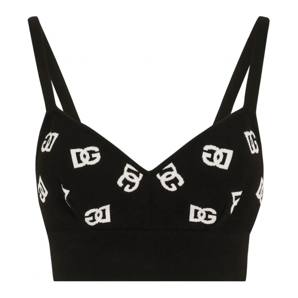 'Logo' Crop Top für Damen