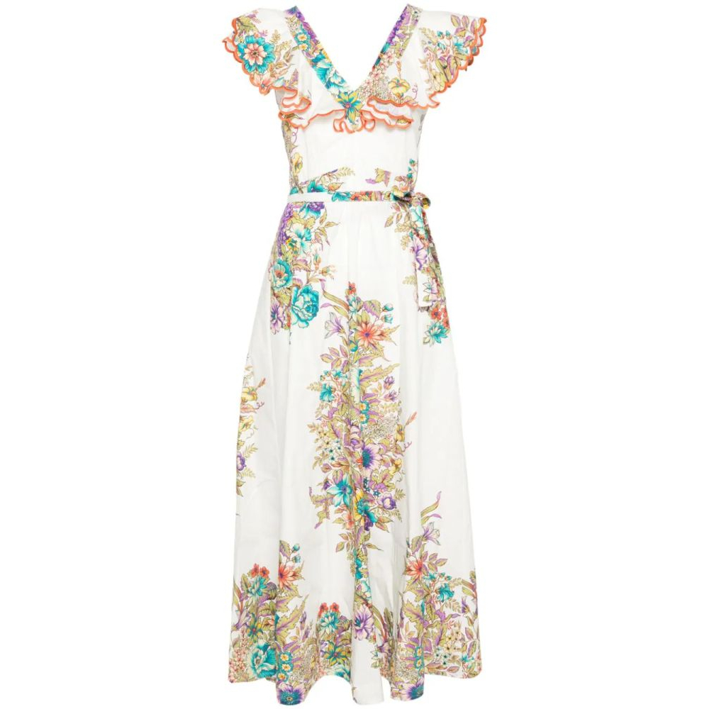 Robe maxi 'Floral Wrap' pour Femmes