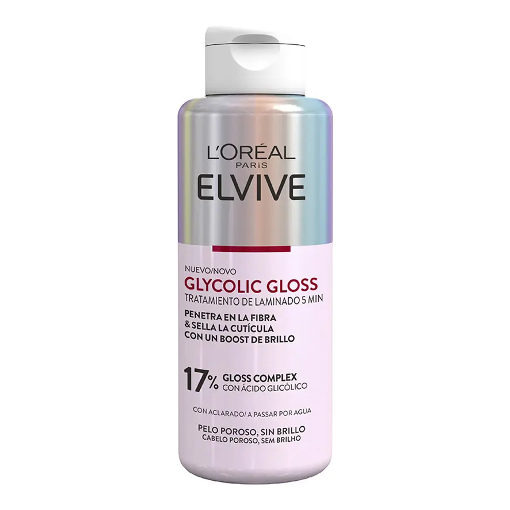 Traitement capillaire 'Elvive Glycolic Gloss Laminate 5 Min' - 550 ml