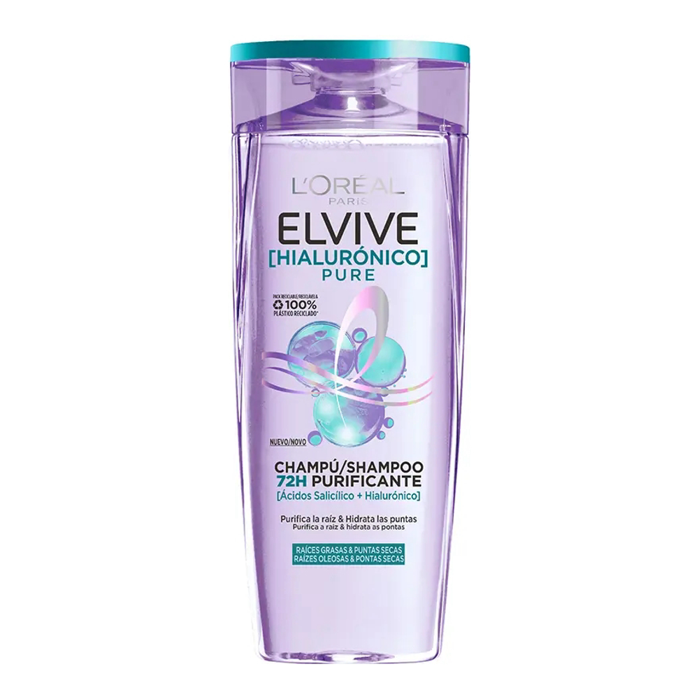 Shampoing 'Elvive Hyaluronic Pure' - 380 ml