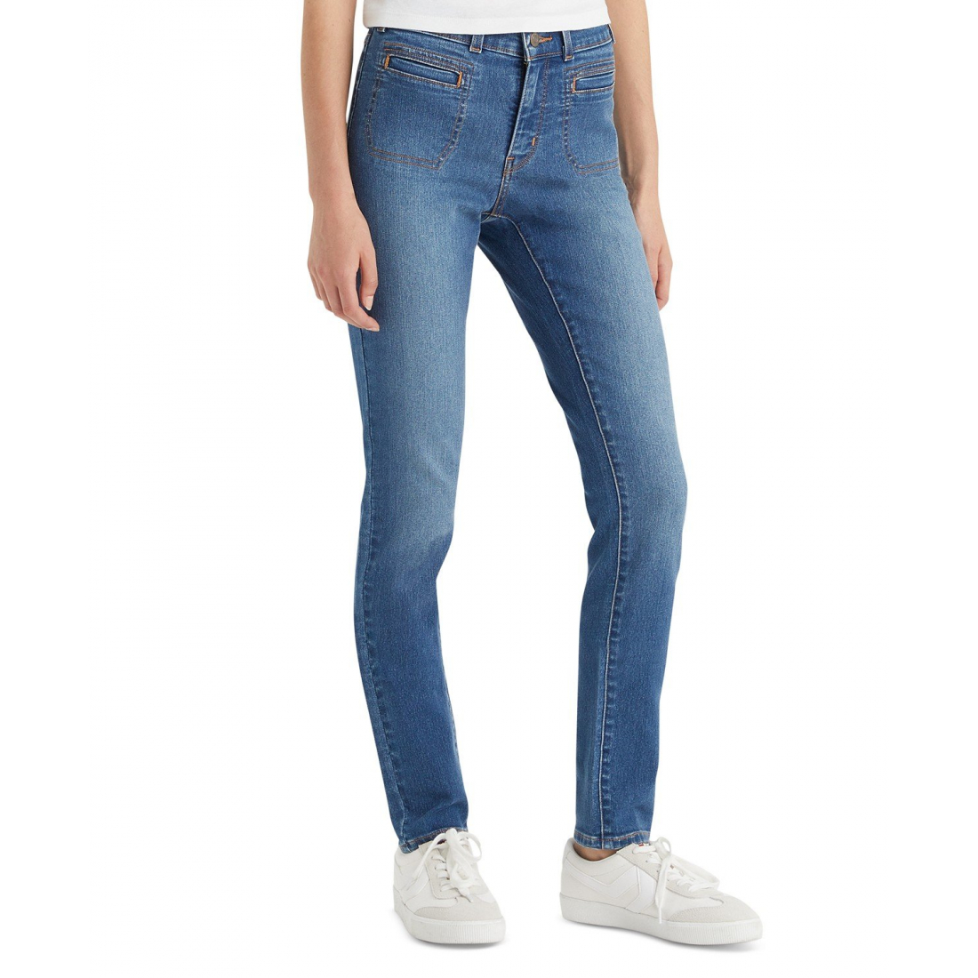 '311 Welt-Pocket Shaping' Skinny Jeans für Damen