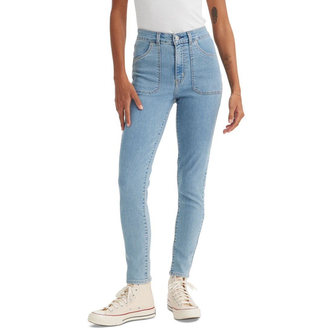 Jeans '721 High Rise Slim-Fit Skinny Utility' pour Femmes