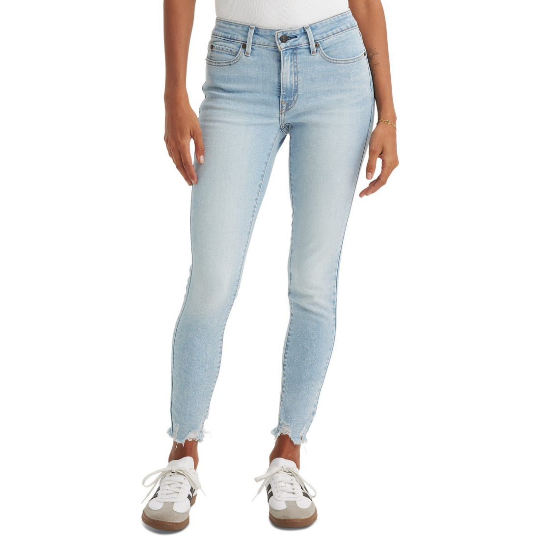 Women's '711 Mid Rise Stretch' Skinny Jeans