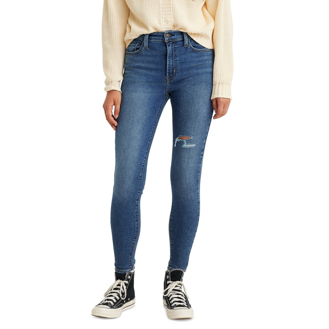 '720 High-Rise Stretchy Super-Skinny' Jeans für Damen