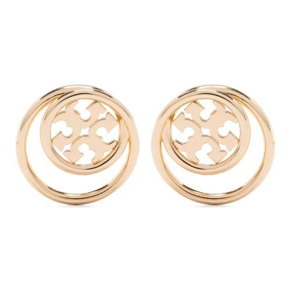 Boucles d'oreilles 'Double T Cut-Out Stud' pour Femmes