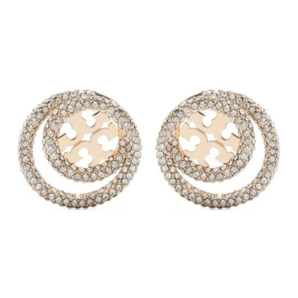 Women's 'Double T Crystal-Embellished' Earrings