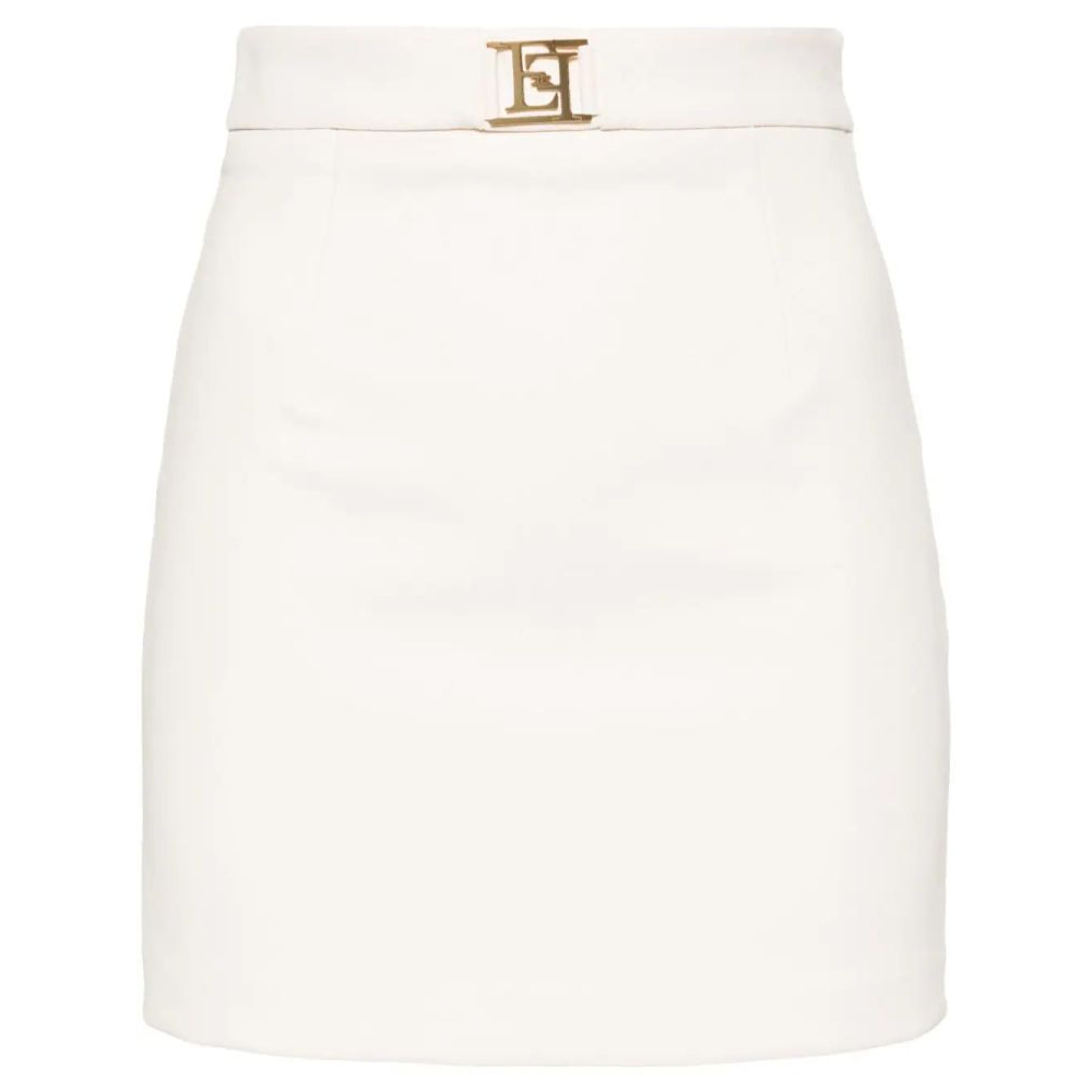 Women's 'Logo-Plaque' Mini Skirt