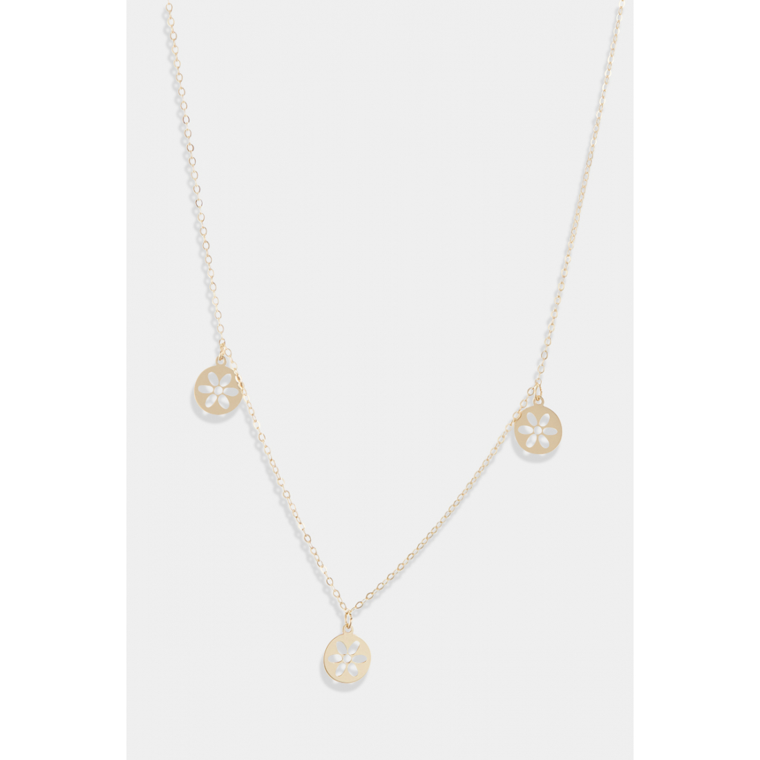 Women's 'Encircled Flower' Necklace