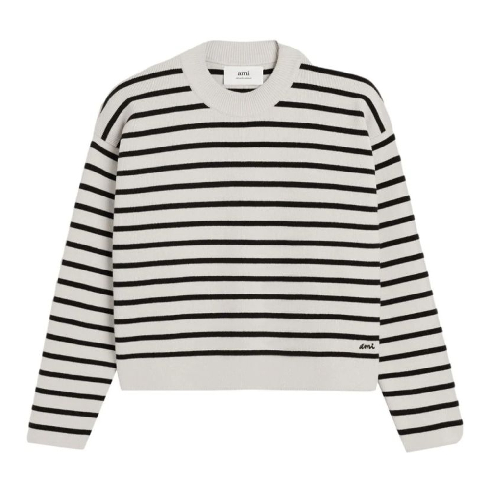 'Horizontal-Stripe' Pullover für Damen