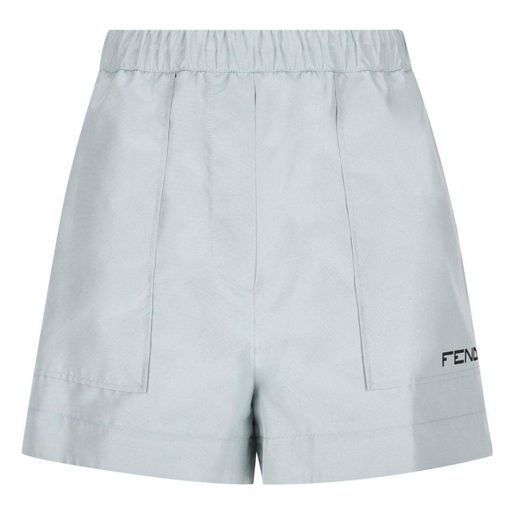 'Logo Printed' Shorts für Damen