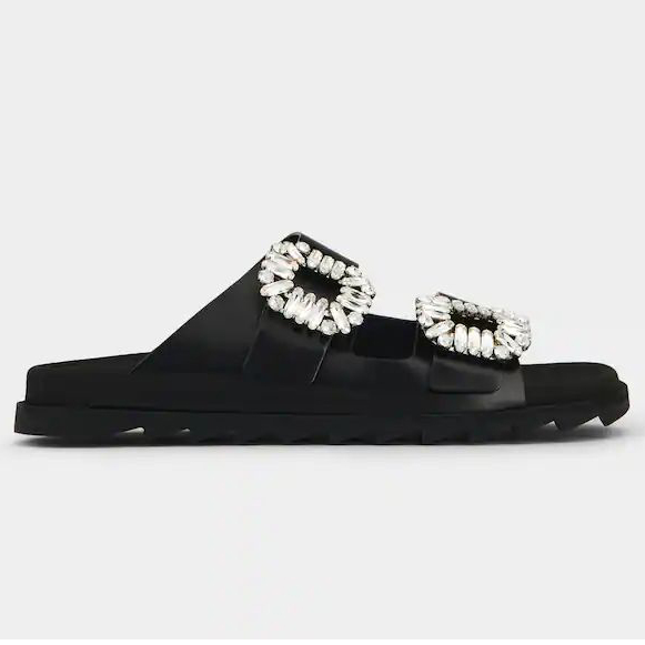 Women's 'Slidy Viv Strass' Flat Sandals