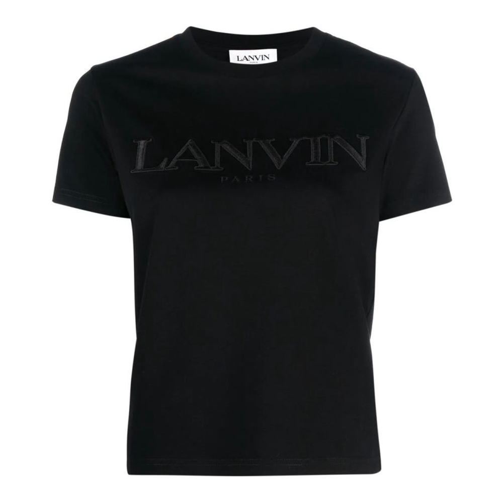 'Logo-Lettering' T-Shirt für Damen