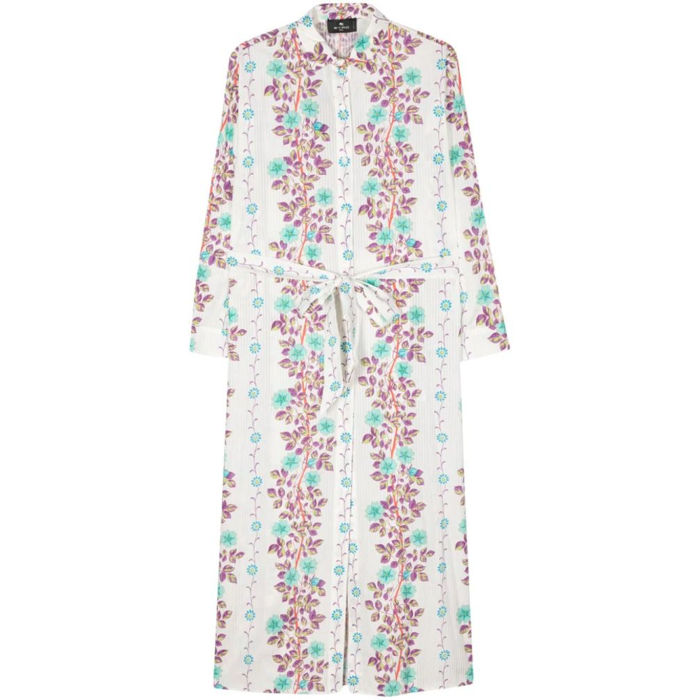 Robe chemise 'Floral-Print' pour Femmes