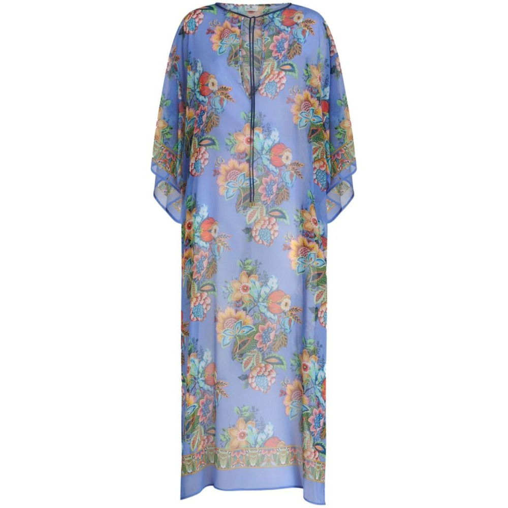 'Floral-Print' Kaftan für Damen