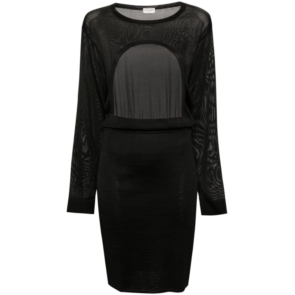 Women's 'Open-Back' Long-Sleeved Dress