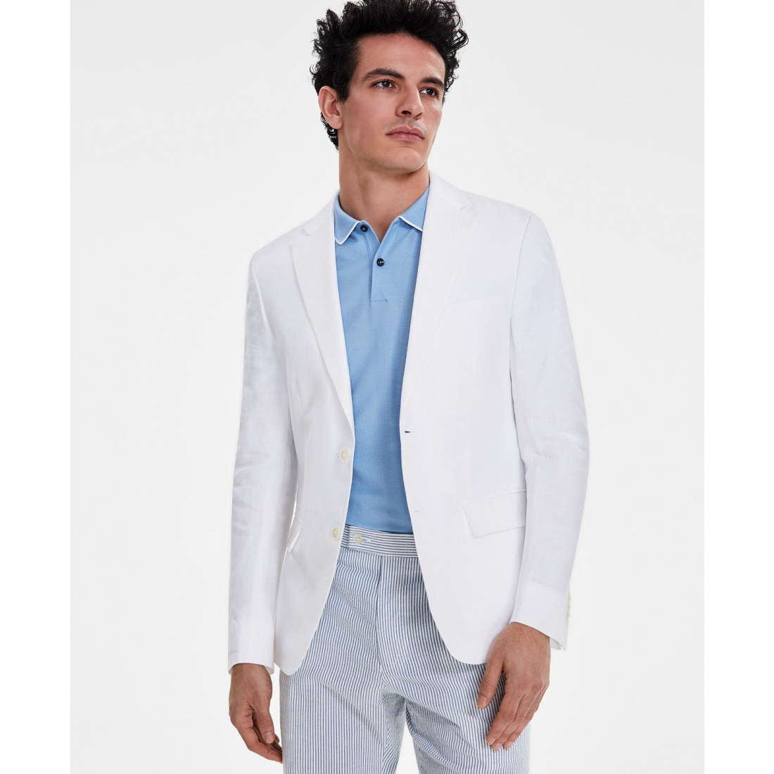 'Modern-Fit Linen Sport Coat' für Herren