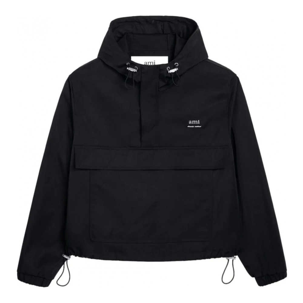 'Logo-Lettering Hooded' Jacket