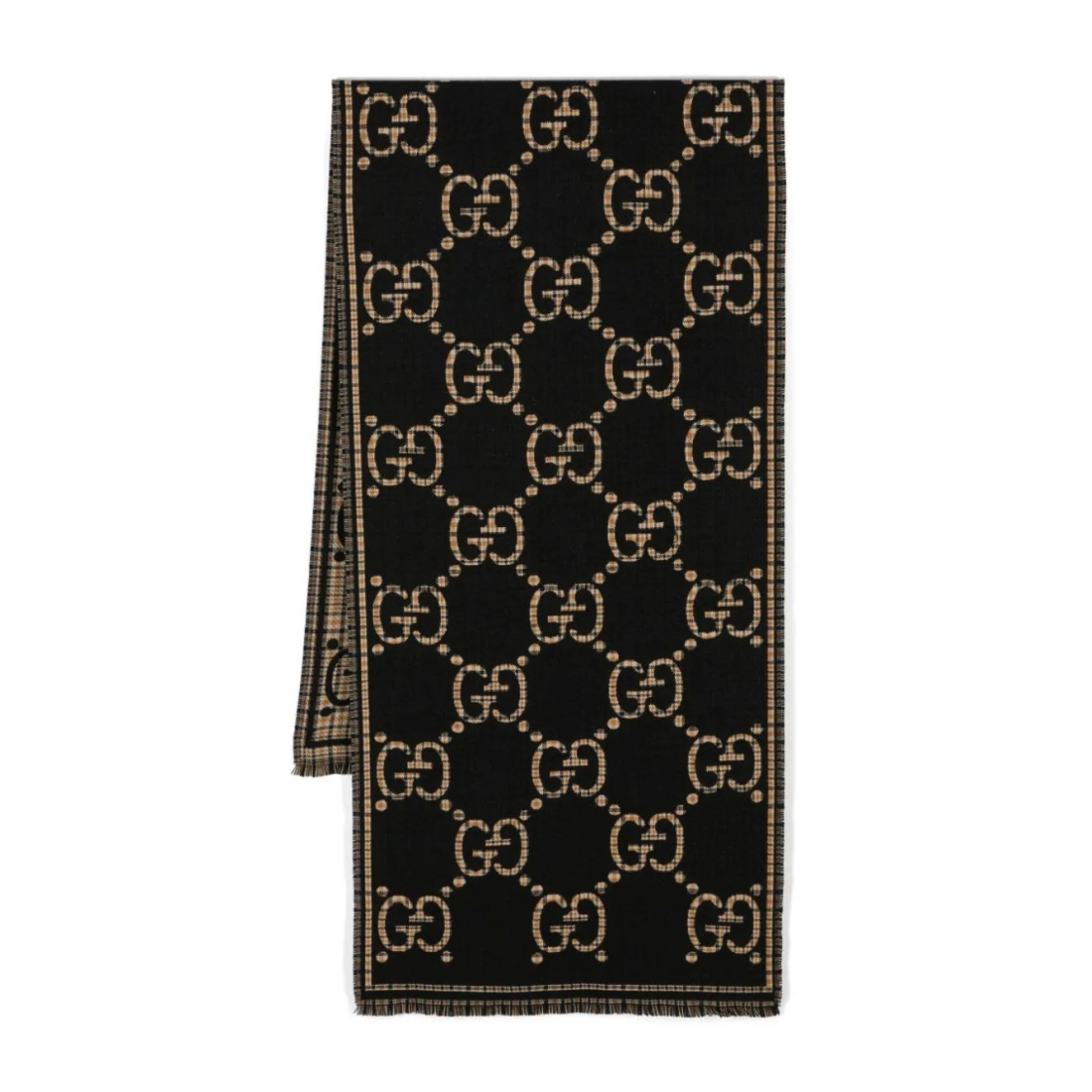 Men's 'GG' Wool Scarf