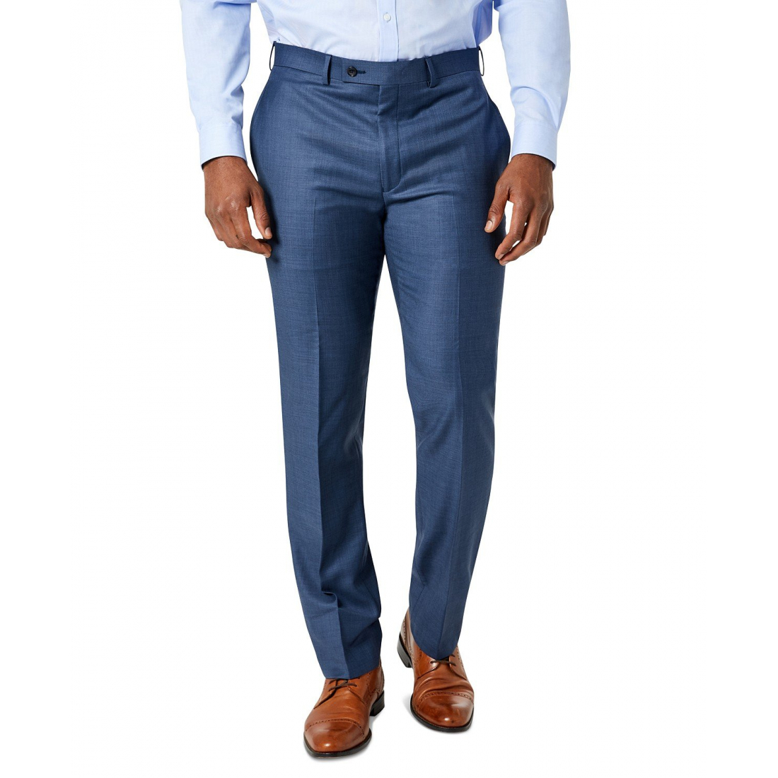 Pantalon de Costume 'Solid Classic-Fit' pour Hommes