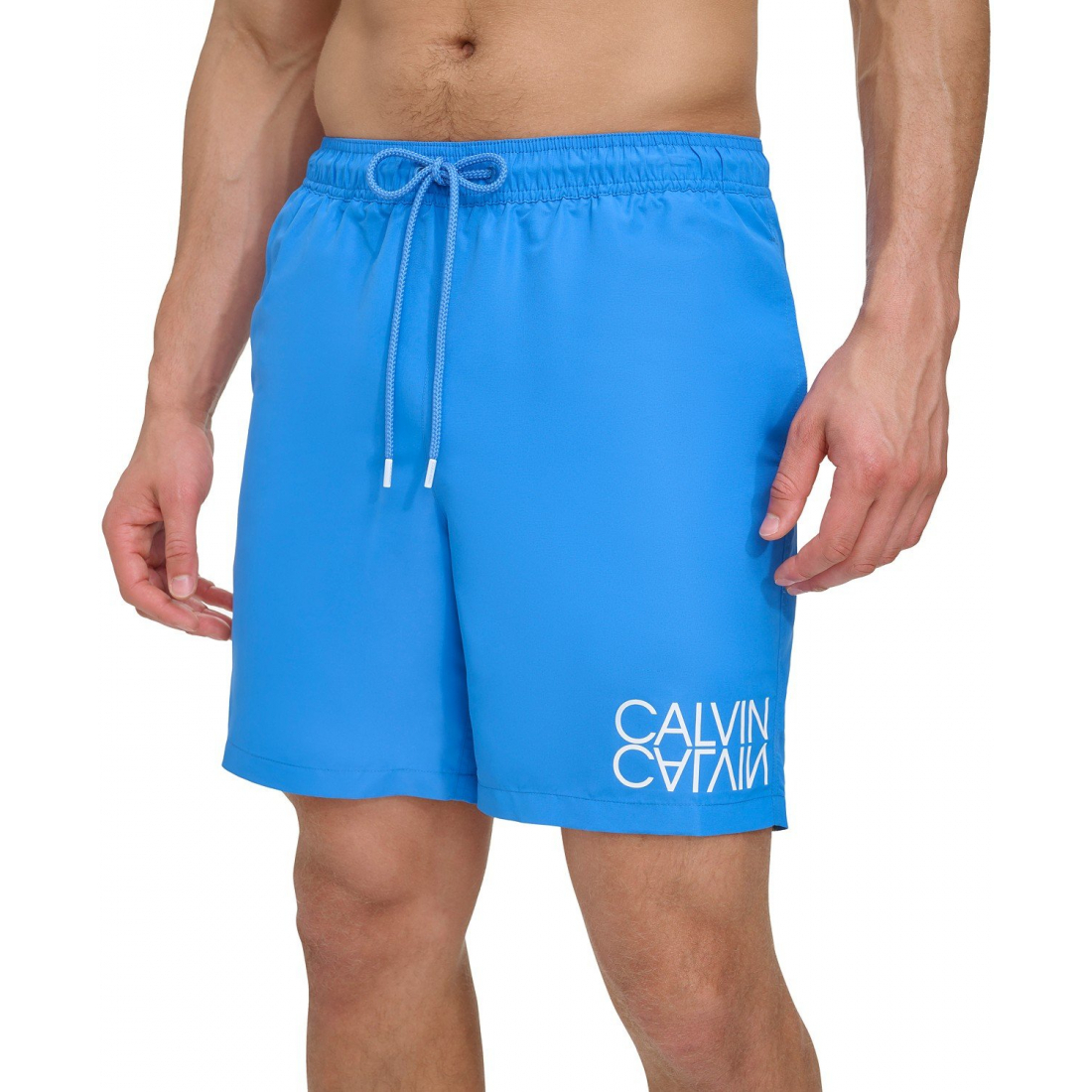 Men's 'Reflection Logo Elastic Waist' Swimming Trunks