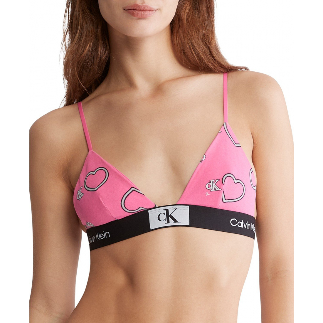 Women's '1996 Valentines Unlined Triangle QF7478' Bralette