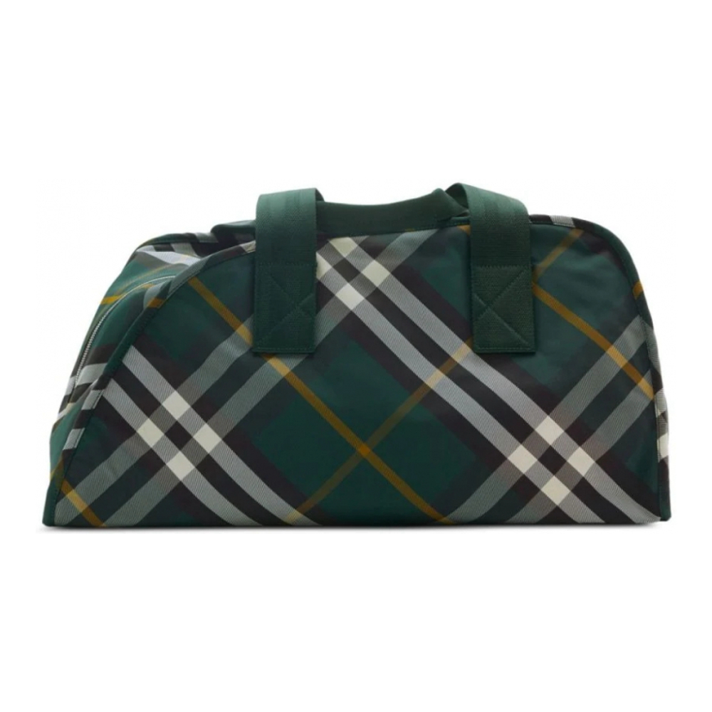 Men's 'Medium Shield Check-Pattern' Duffle Bag