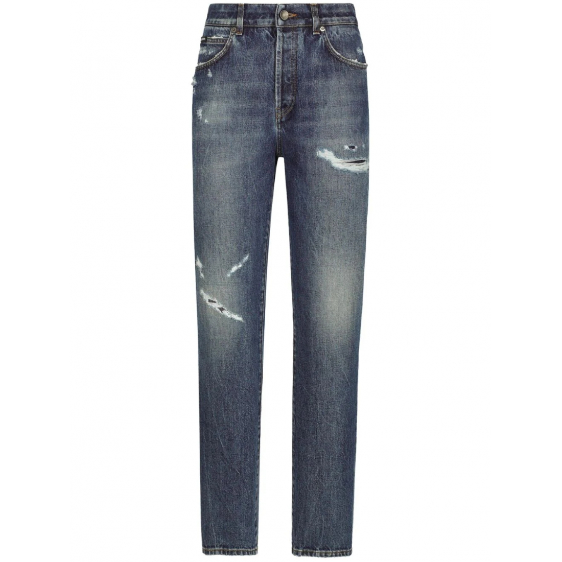 'Ripped-Detail' Jeans für Damen