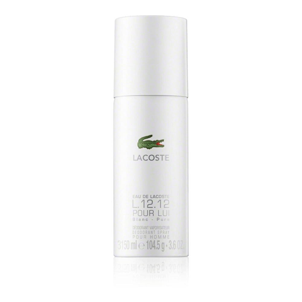 'Eau De Lacoste L.12.12 Pour Lui Blanc' Spray Deodorant - 150 ml