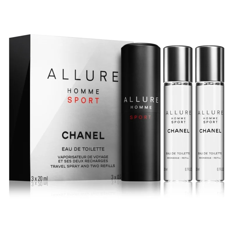 'Allure Homme Sport' Eau de toilette - 20 ml, 3 Stücke