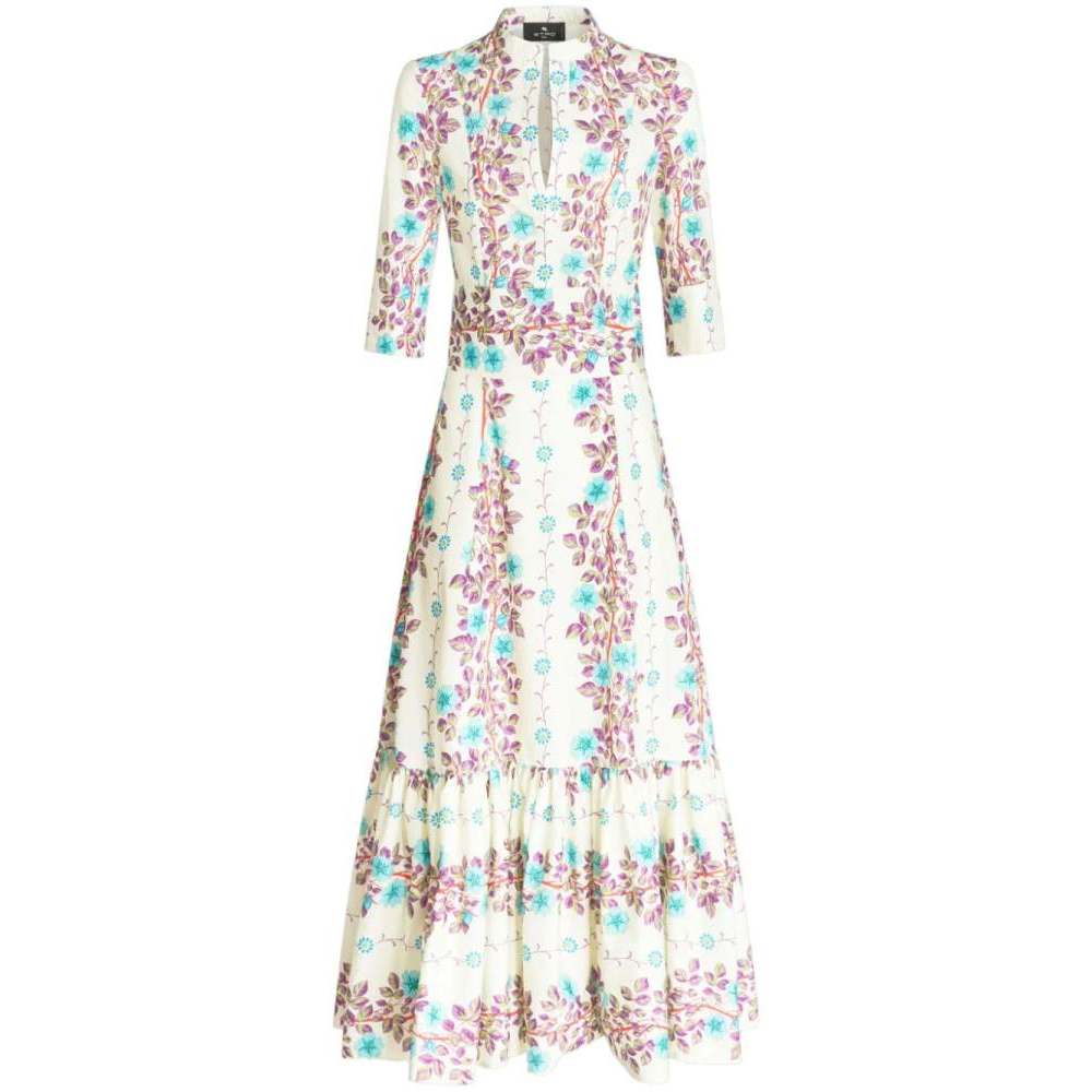 Robe Midi 'Floral' pour Femmes