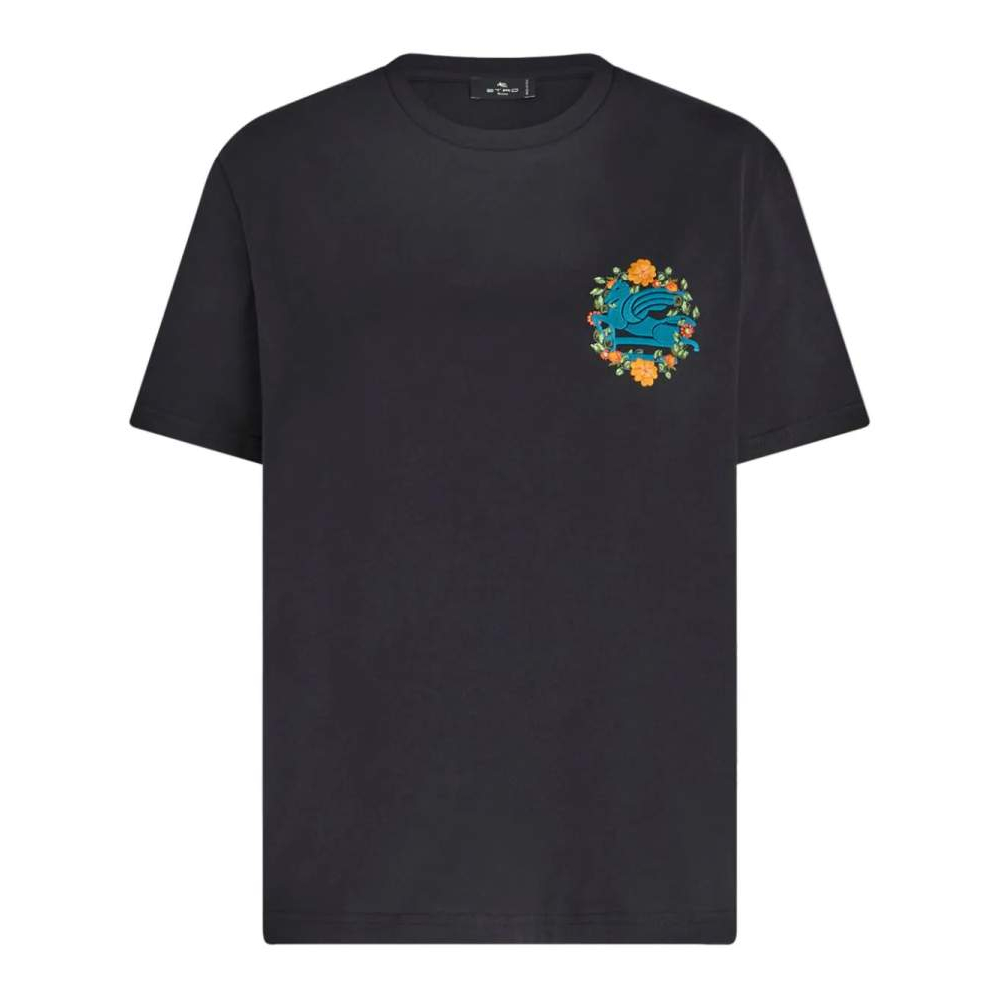 'Pegaso-Embroidered' T-Shirt für Damen