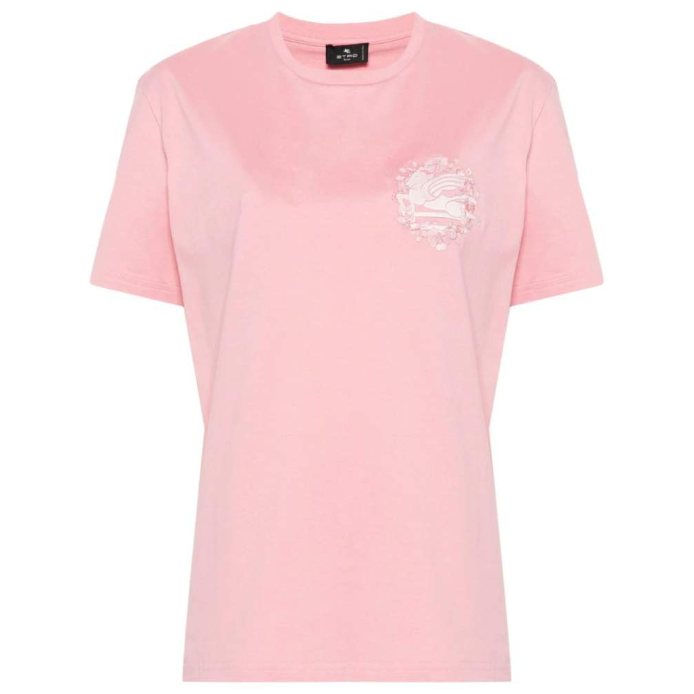 'Pegaso-Embroidered' T-Shirt für Damen