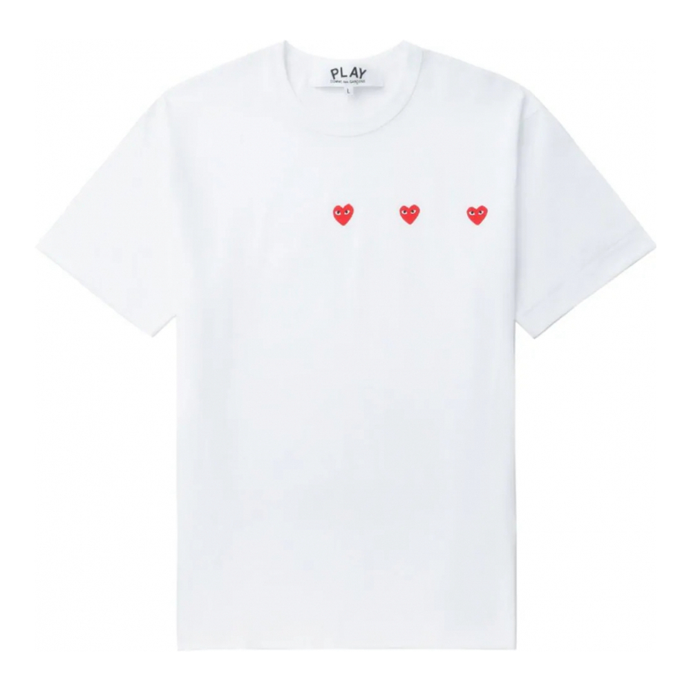 'Triple Hearts' T-Shirt für Herren