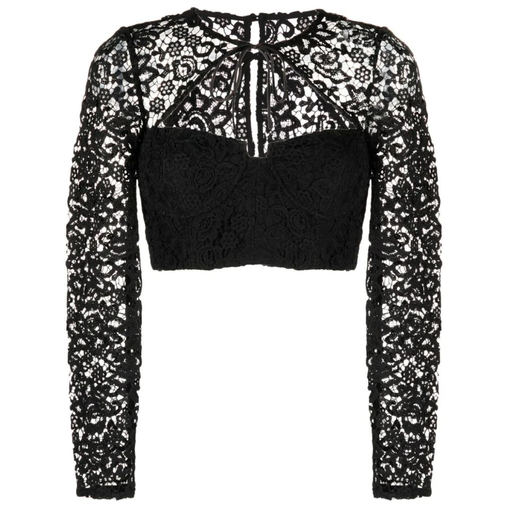 Crop Top 'Corded-Lace' pour Femmes