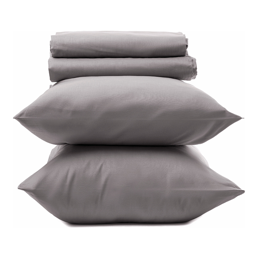 'Tinta Unita' Double Sheet Set - 4 Pieces