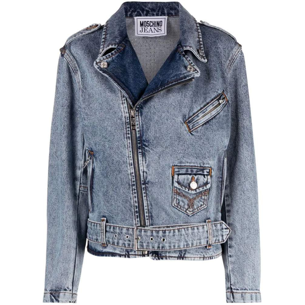 Perfecto 'Crystal-Embellished Denim' pour Femmes