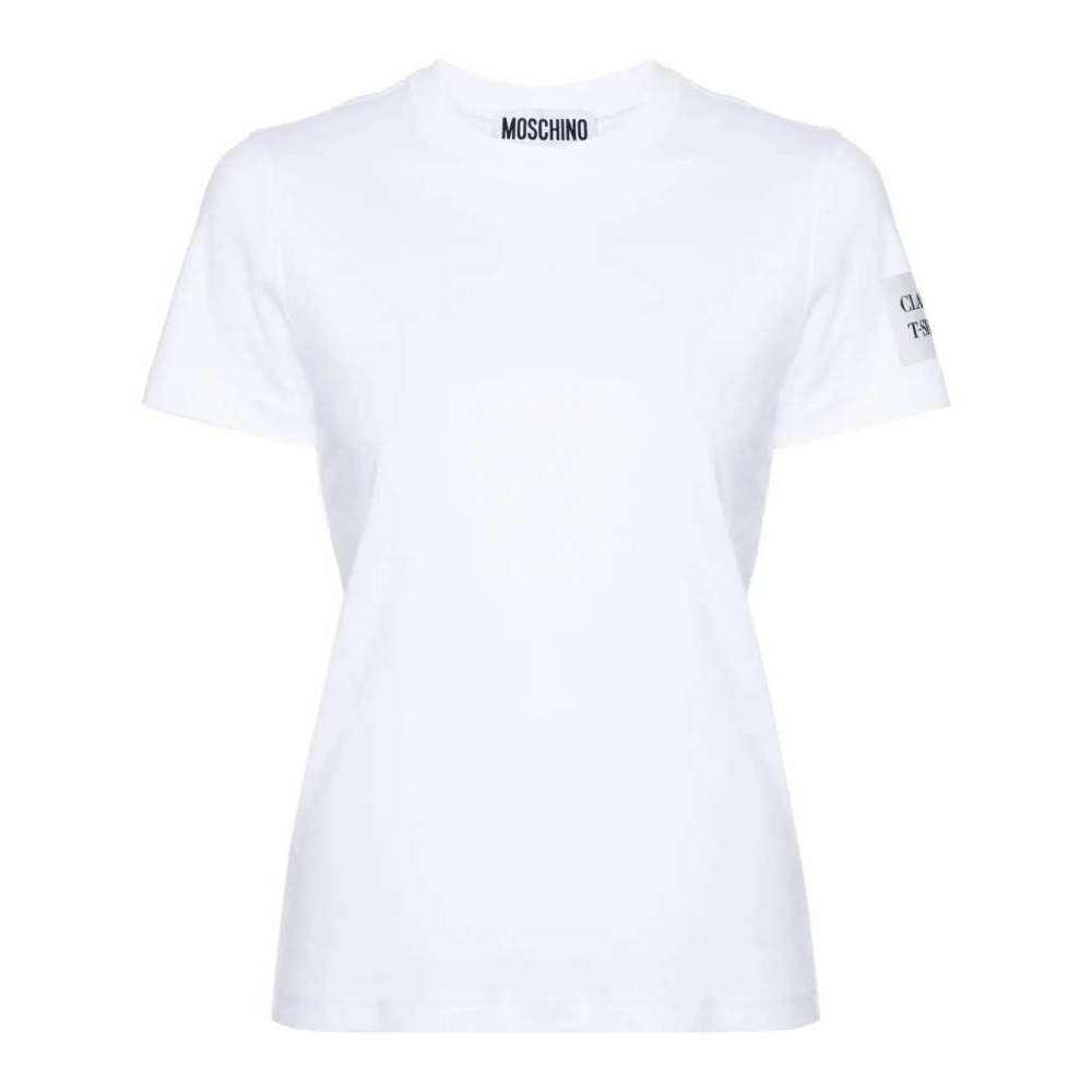 'Logo-Embroidered' T-Shirt für Damen