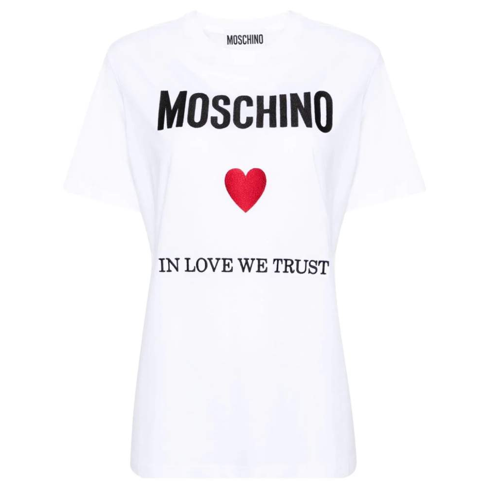 'In Love We Trust' T-Shirt für Damen