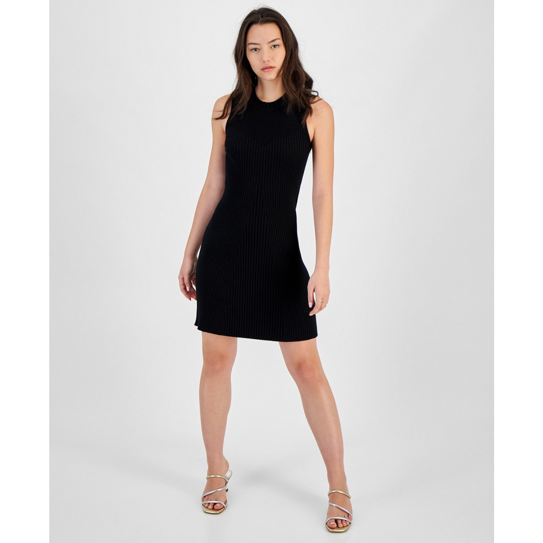 Robe pull 'Allie Ribbed Sleeveless' pour Femmes