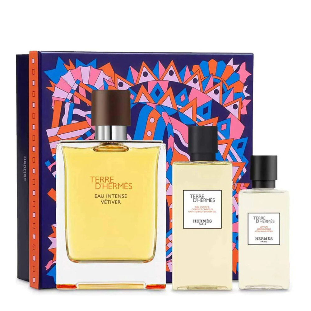 Coffret de parfum 'Terre D'Hermes Eau Intense Vetiver' - 3 Pièces